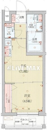 ベラジオ京都円町の物件間取画像